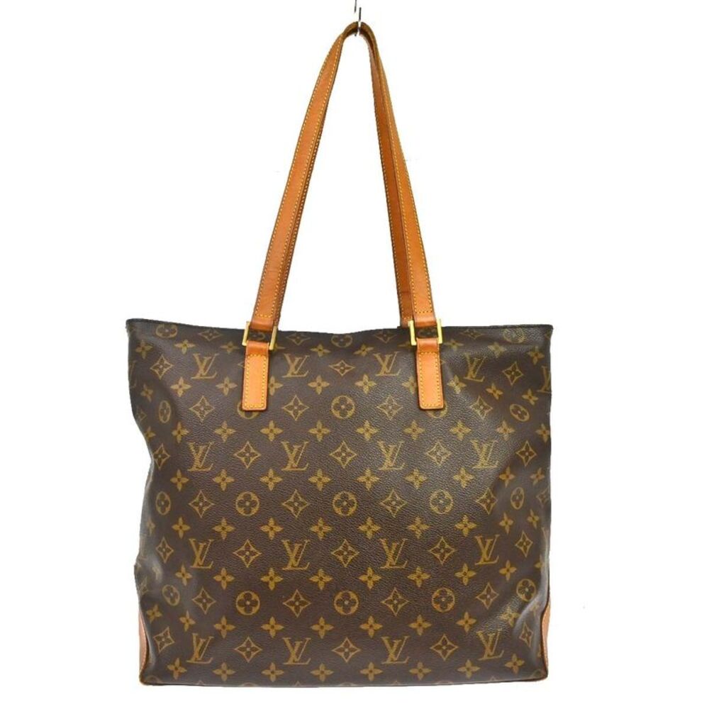 Louis Vuitton Cabas Mezzo Monogram Canvas Brown Canvas Tote Bag Bag